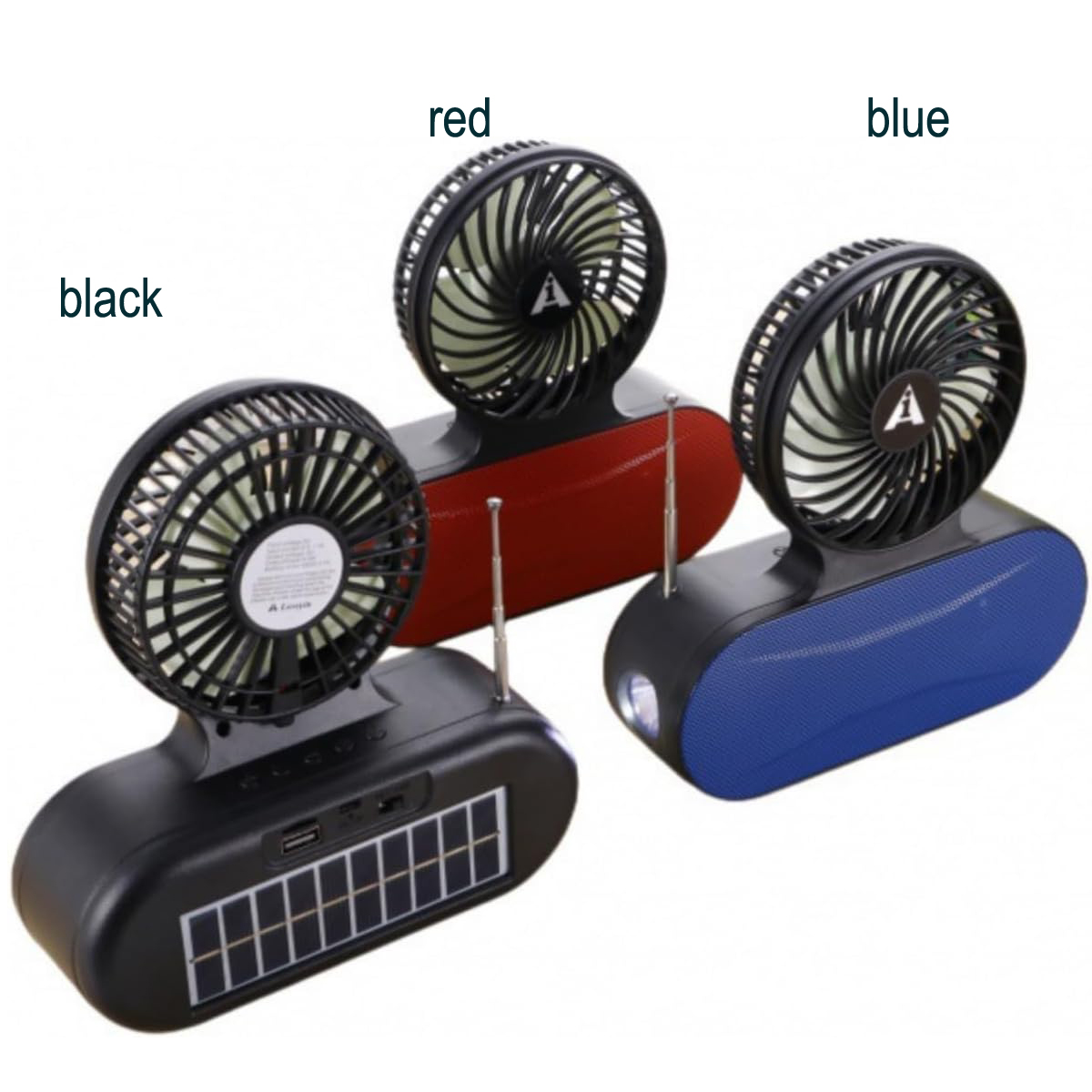 Solar-Powered Wireless Speaker Fan 2