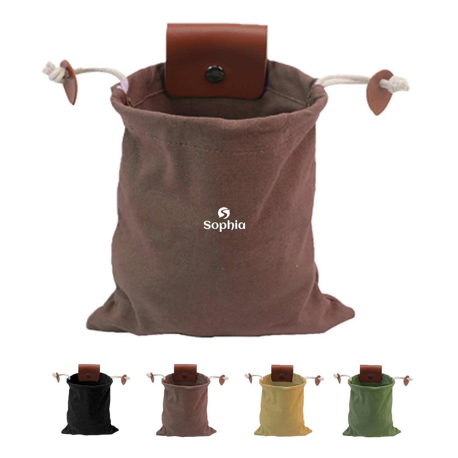 Foldable Canvas Craft Waist Bag 3