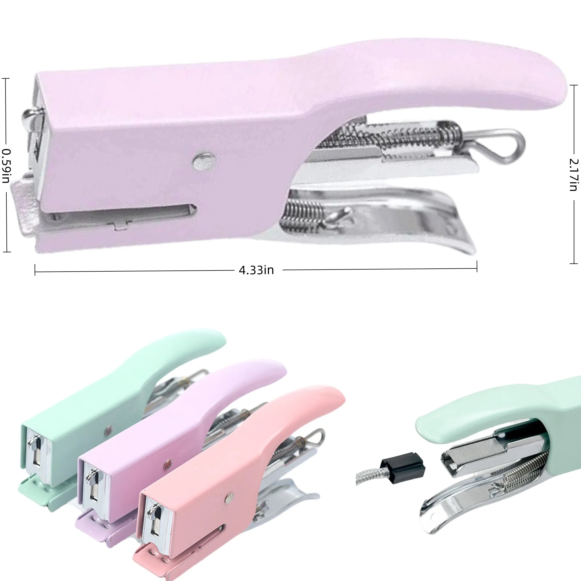 hold a desk stapler in one's hand 2