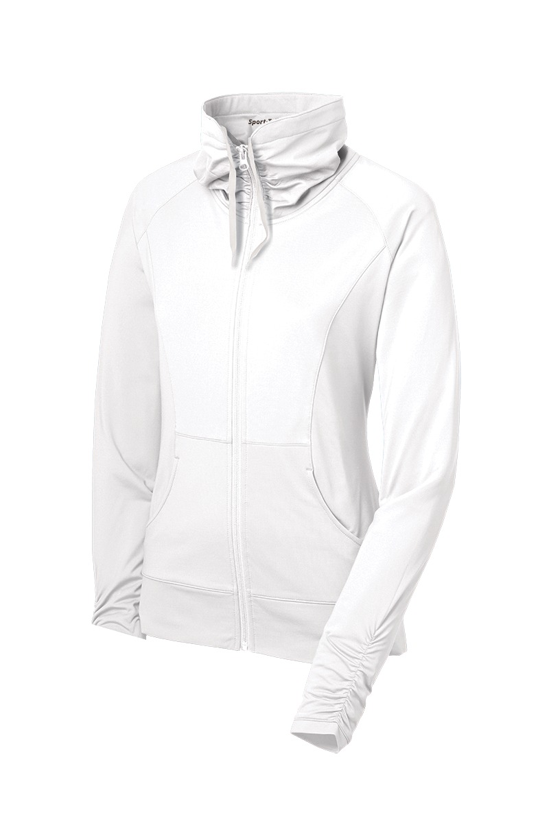 Sport-Tek Women's Sport-Wick Stretch Full-Zip Jacket. LST852 40