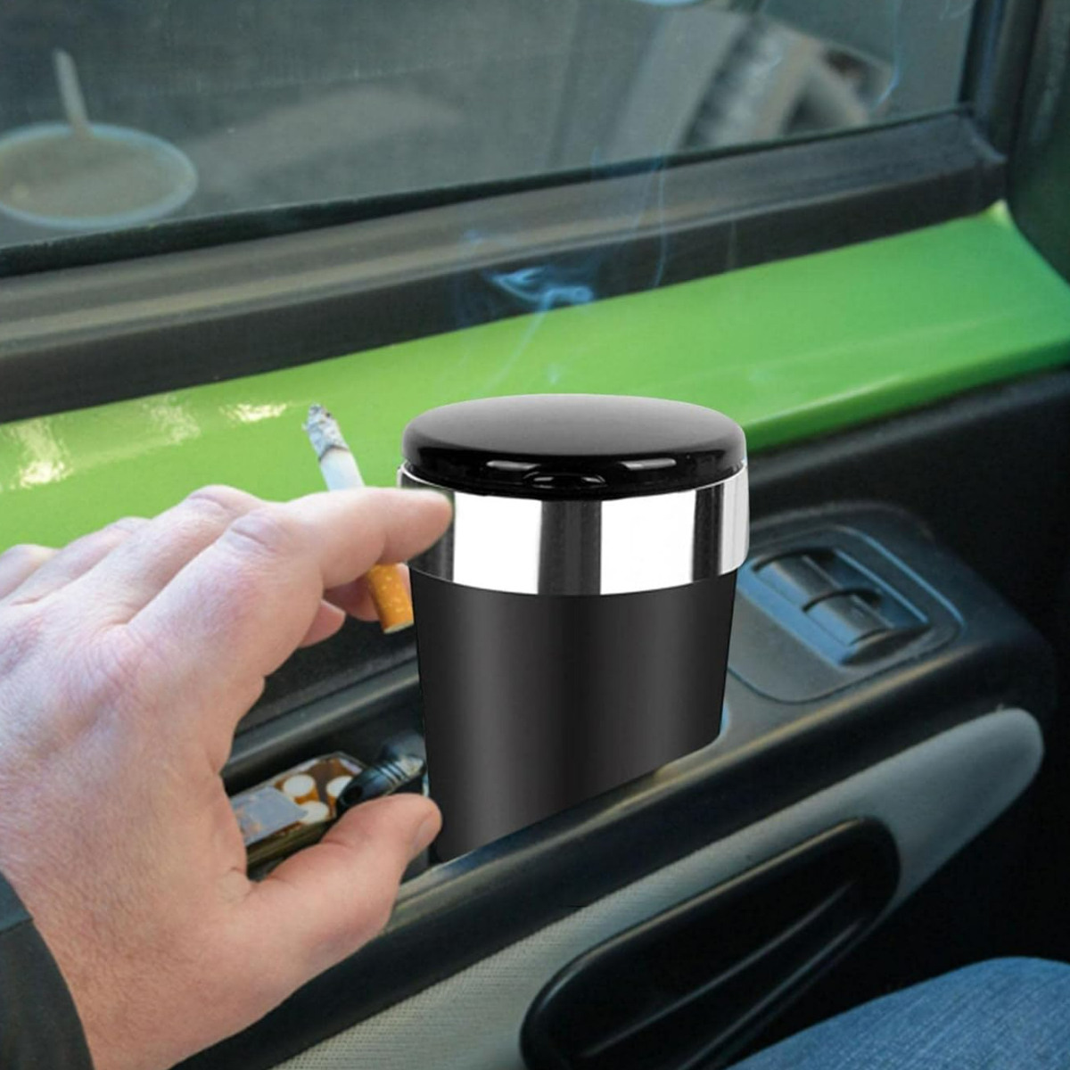 Car Ashtray with LED Light 3