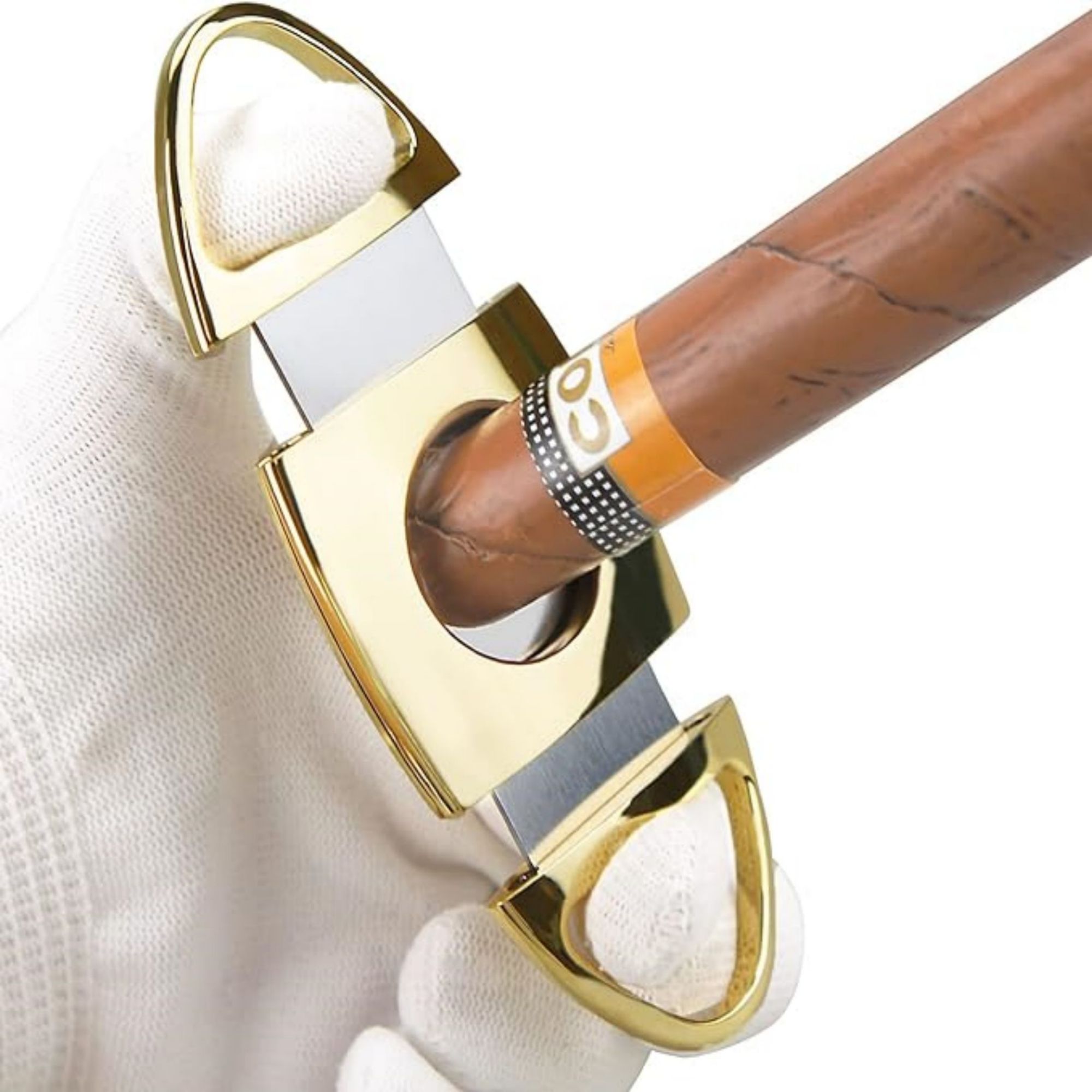 Cigar Cutter Stainless Steel Double Blade 3