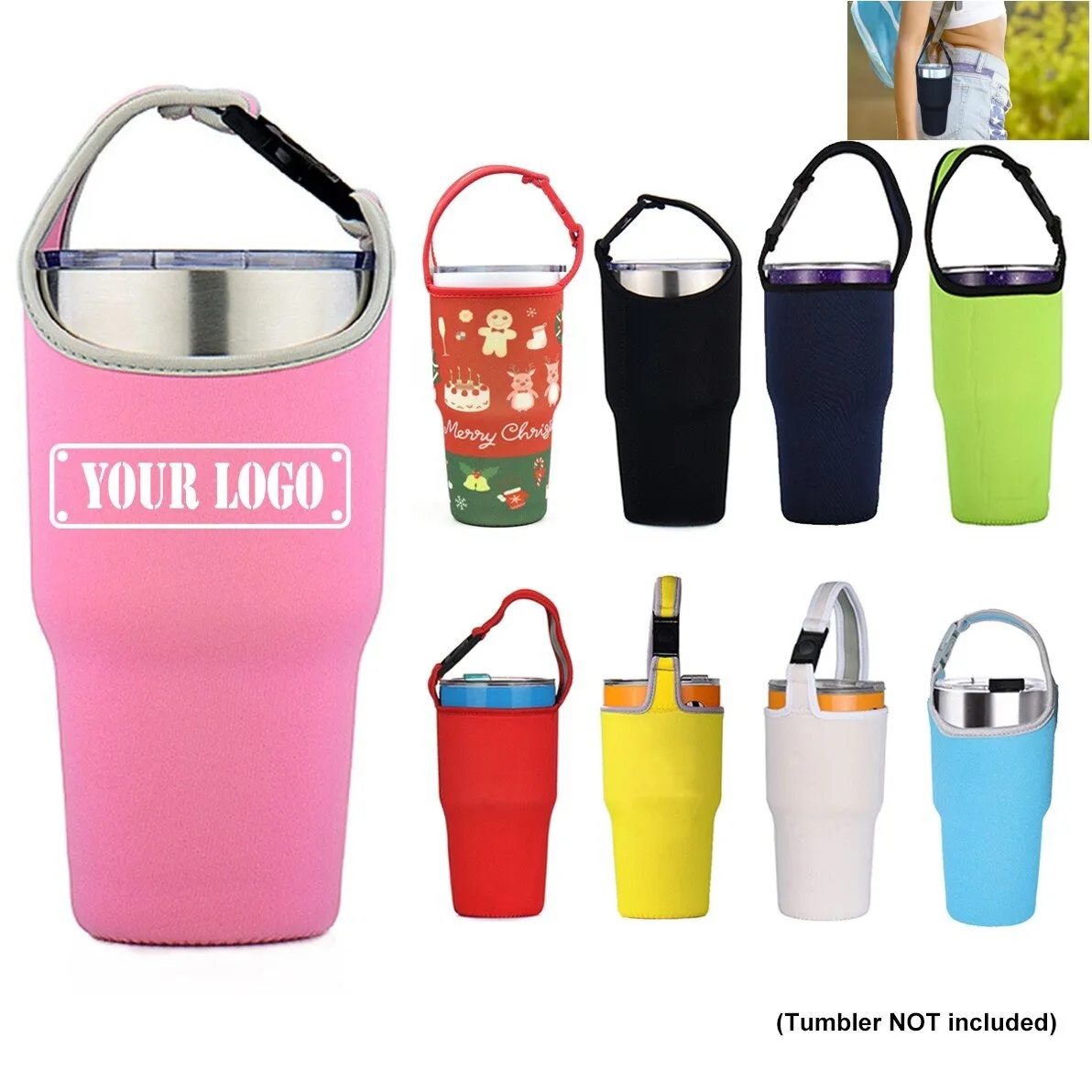 Neoprene Cup Grip Sleeve Handle Strap 3