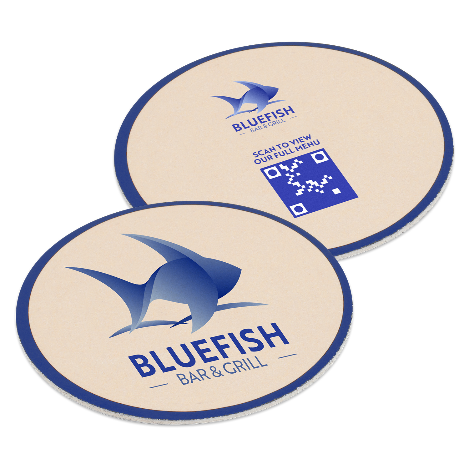 4.5" Pulpboard Circle Coaster (Full Color on Both Sides) 2