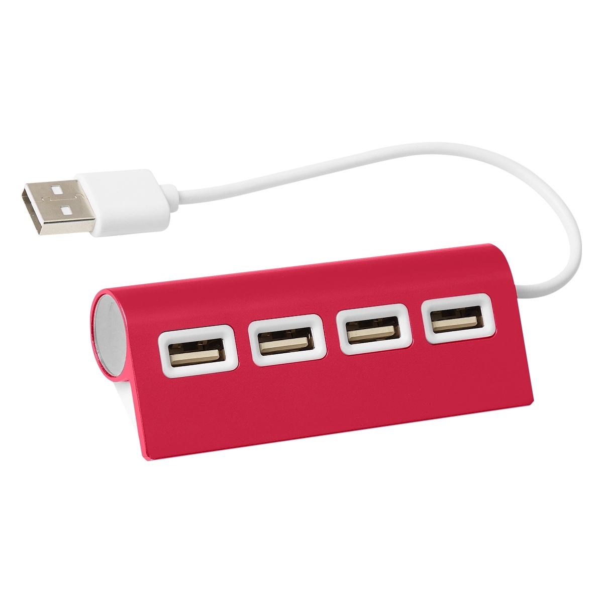 4-Port Aluminum Wave Usb Hub 1