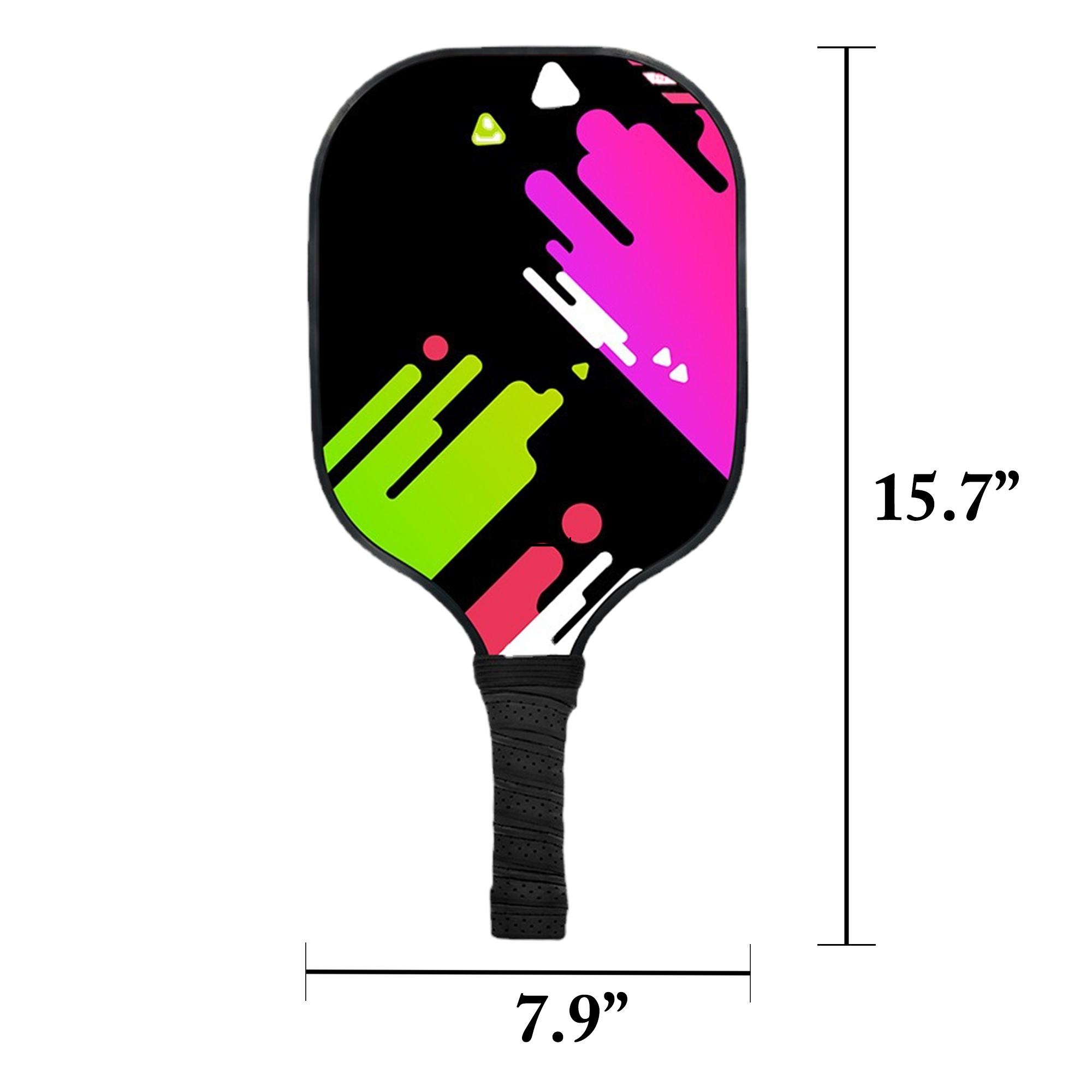 MOQ20 Premium Fiberglass Carbon Pickleball Paddle Set 8