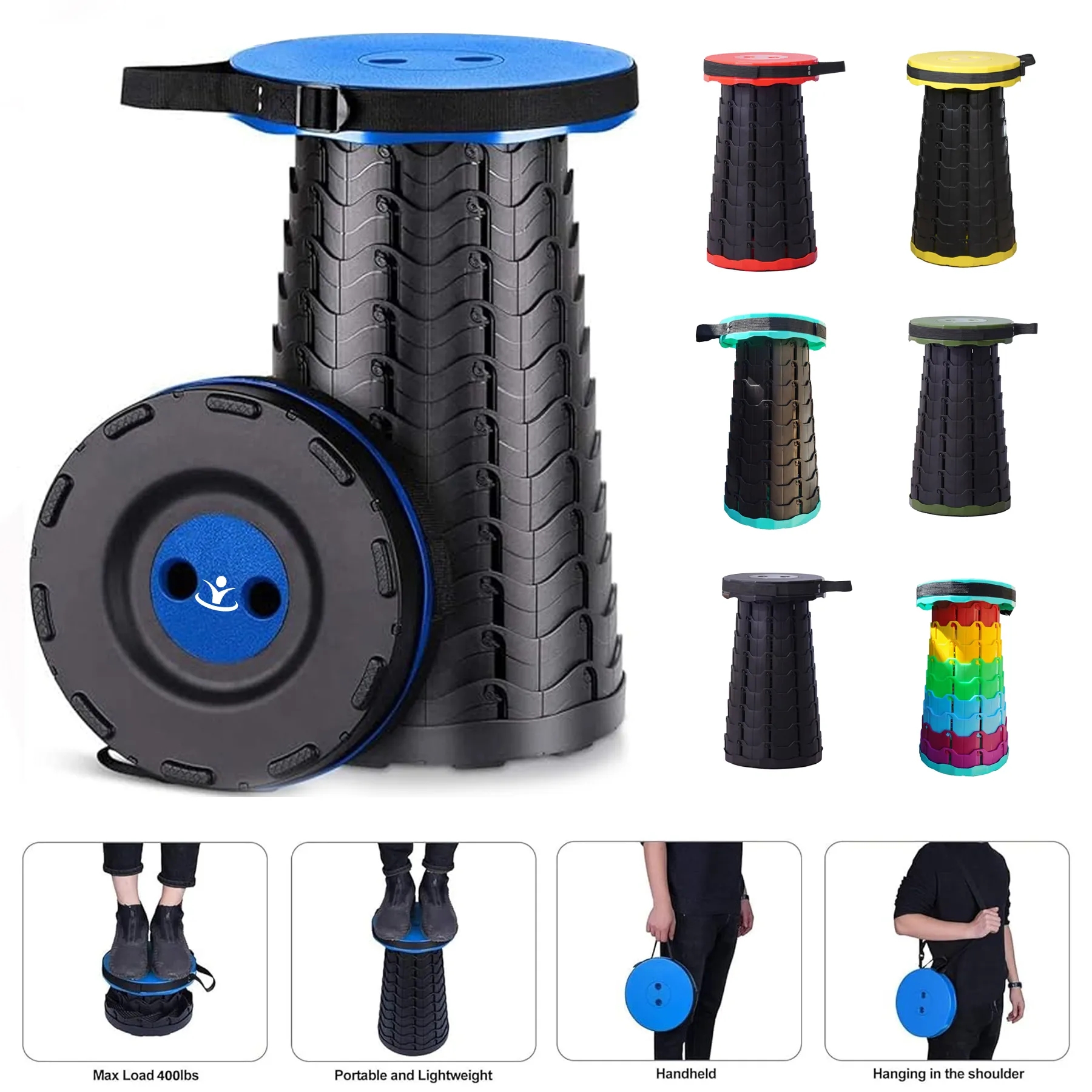 Retractable Folding Stool 1