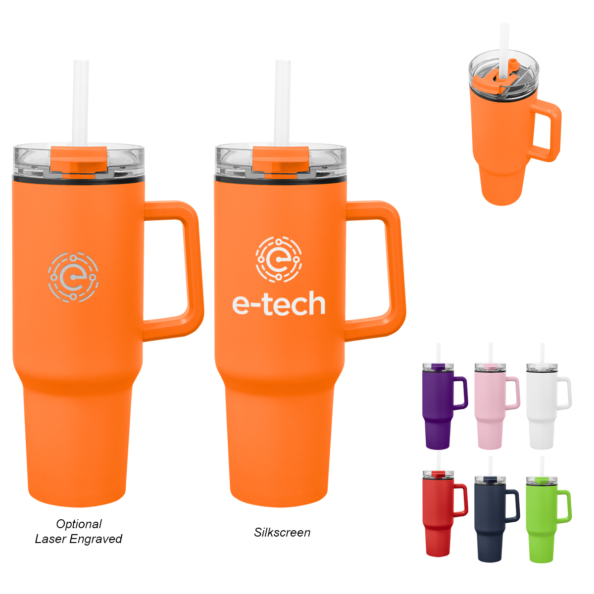 40 Oz. Quest Recycled Stainless Steel Tumbler 3
