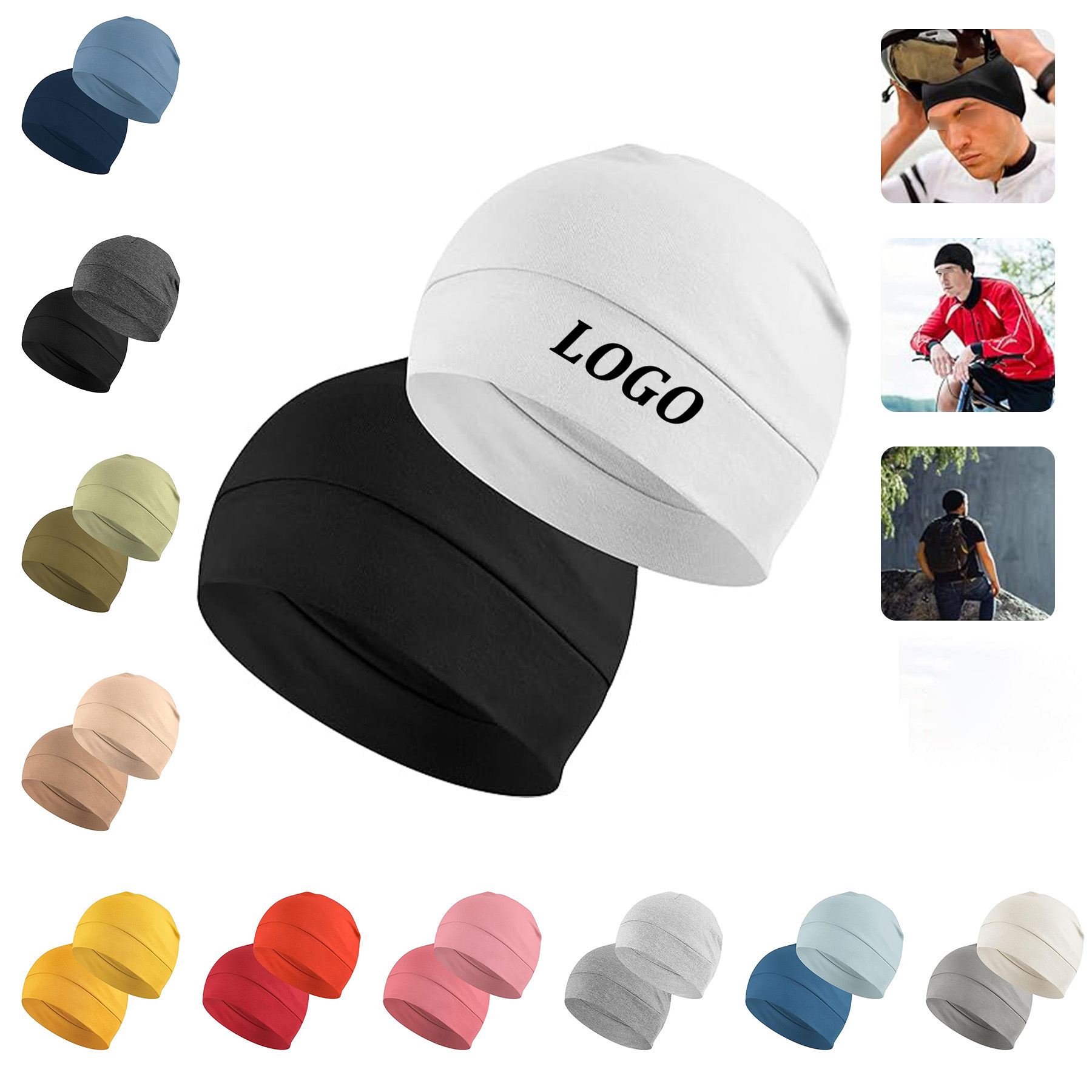 Headshion Cotton Skull Caps 2