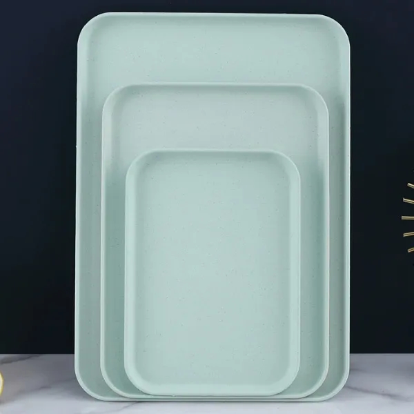 Wheat Straw Food Serving Tray 9