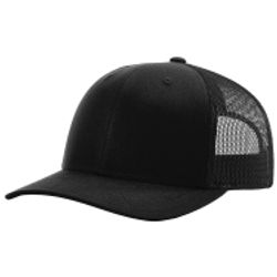 Richardson 112+ R-FLEX Adjustable Trucker Hat w/Leatherette Adhesive Patches or Embroidery 34