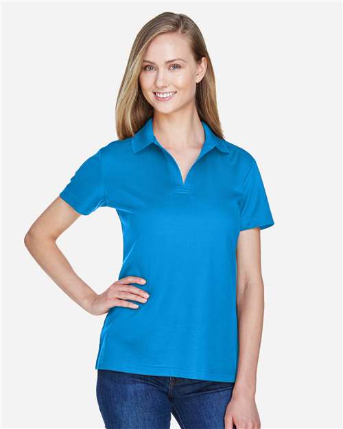 Women's CrownLux Performance® Plaited Polo - DG20W 49