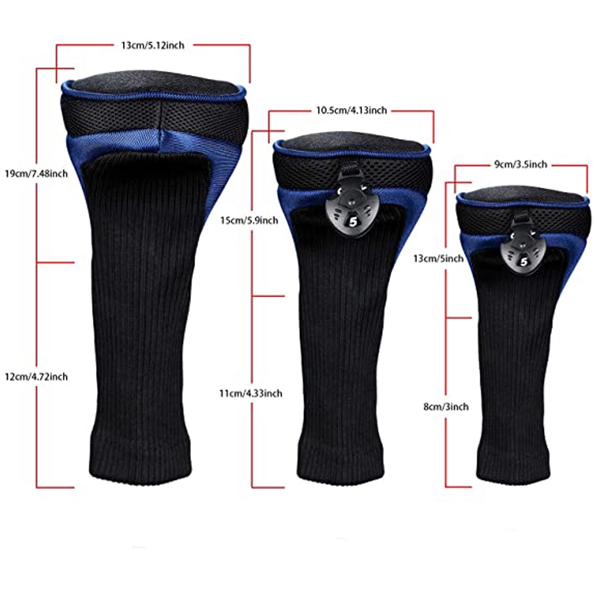 Golf Driver Wood Head Covers 5