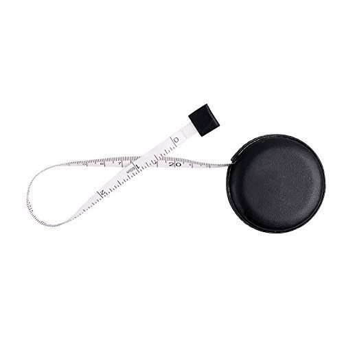 Soft Round Pu Leather Tape Measure Retractable Measuring Tape 2