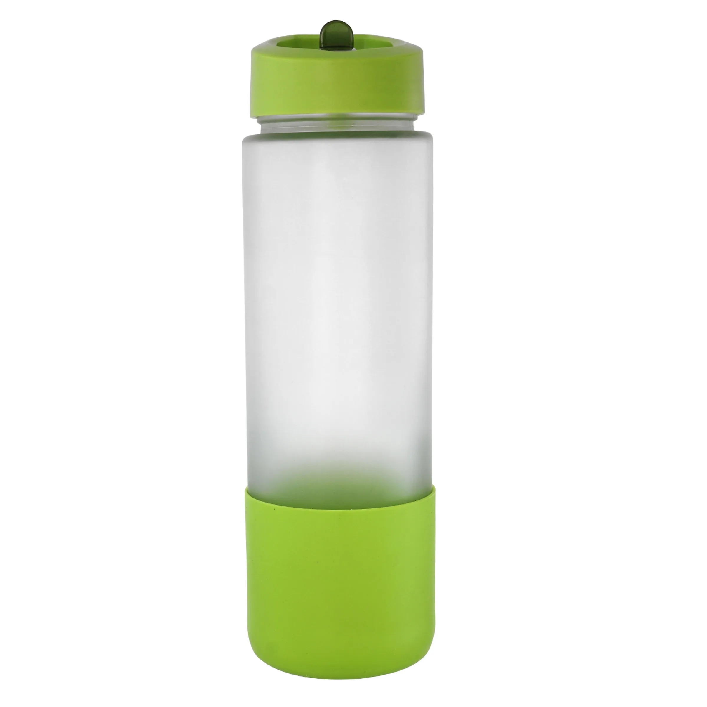 Pop Up 22 oz. Full Color Frosted Glass Grip Bottle 8