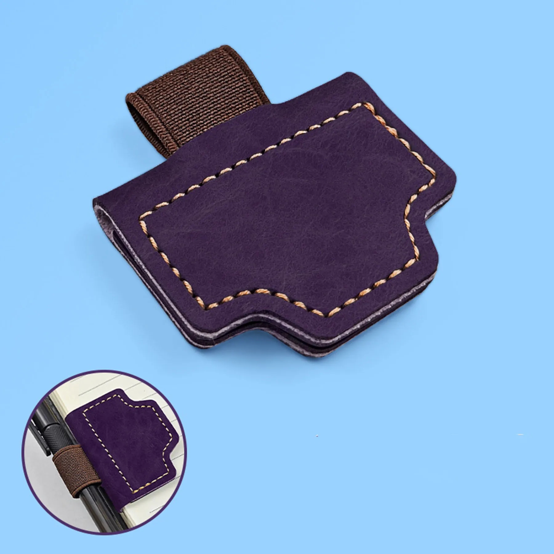 Reversible Magnetic Leather Bookmark 13