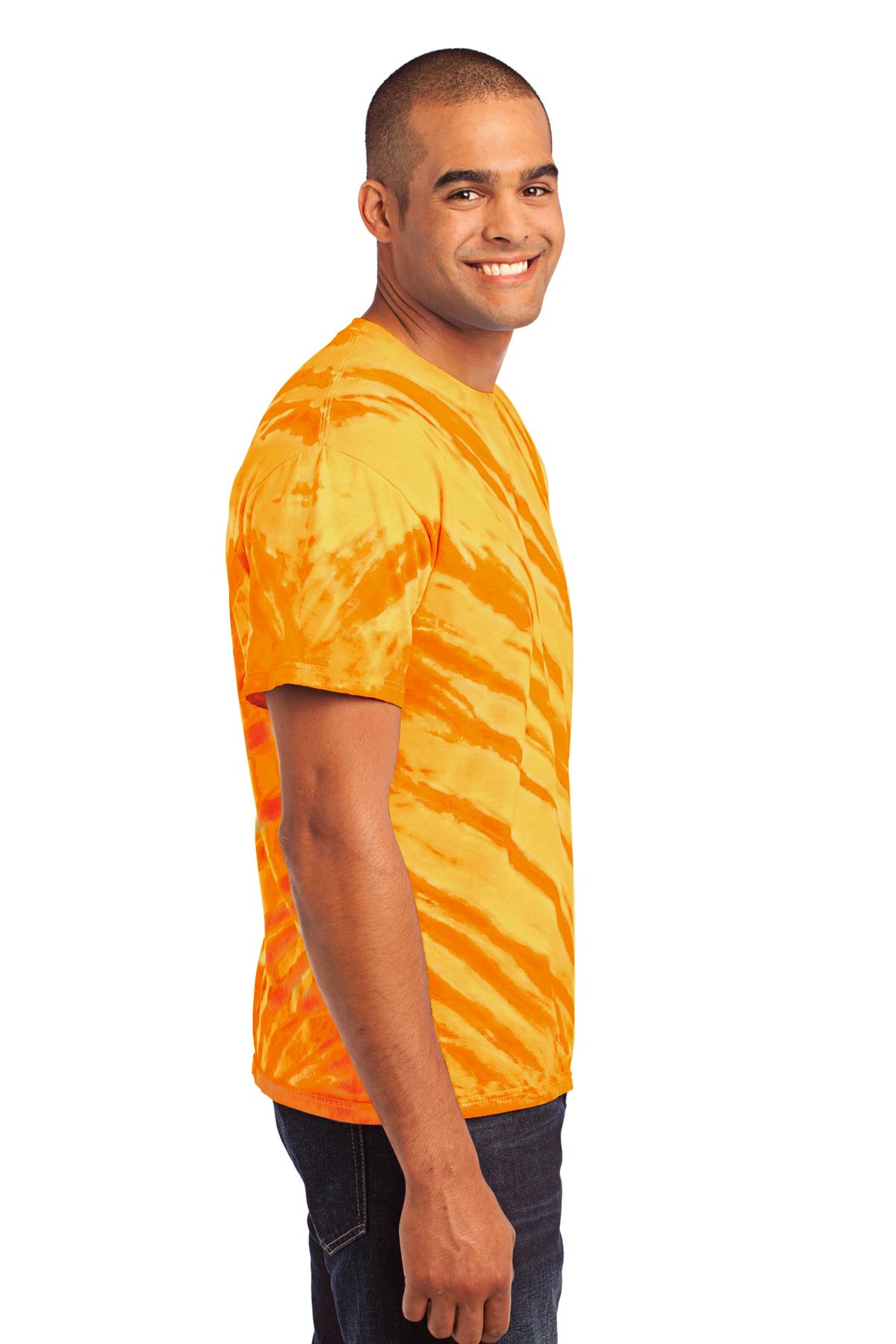 Port & Co Tiger Stripe Tie-Dye Tee. PC148 40