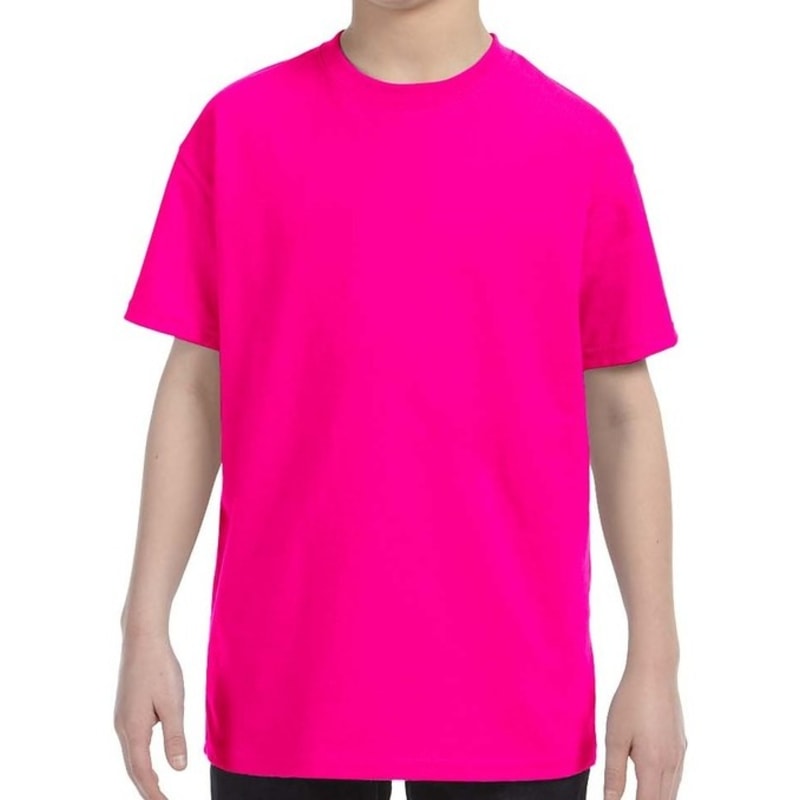 Custom Embroidered Youth Basic Cotton T-Shirts 32