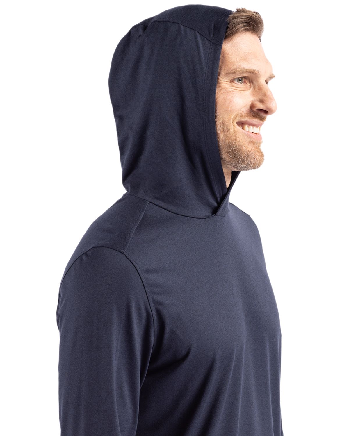 Cutter & Buck Coastline Recycled Double Peached Mens Hooded Pullover 19