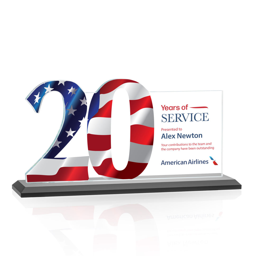 Hazelton VividPrint™ Award - Black 18