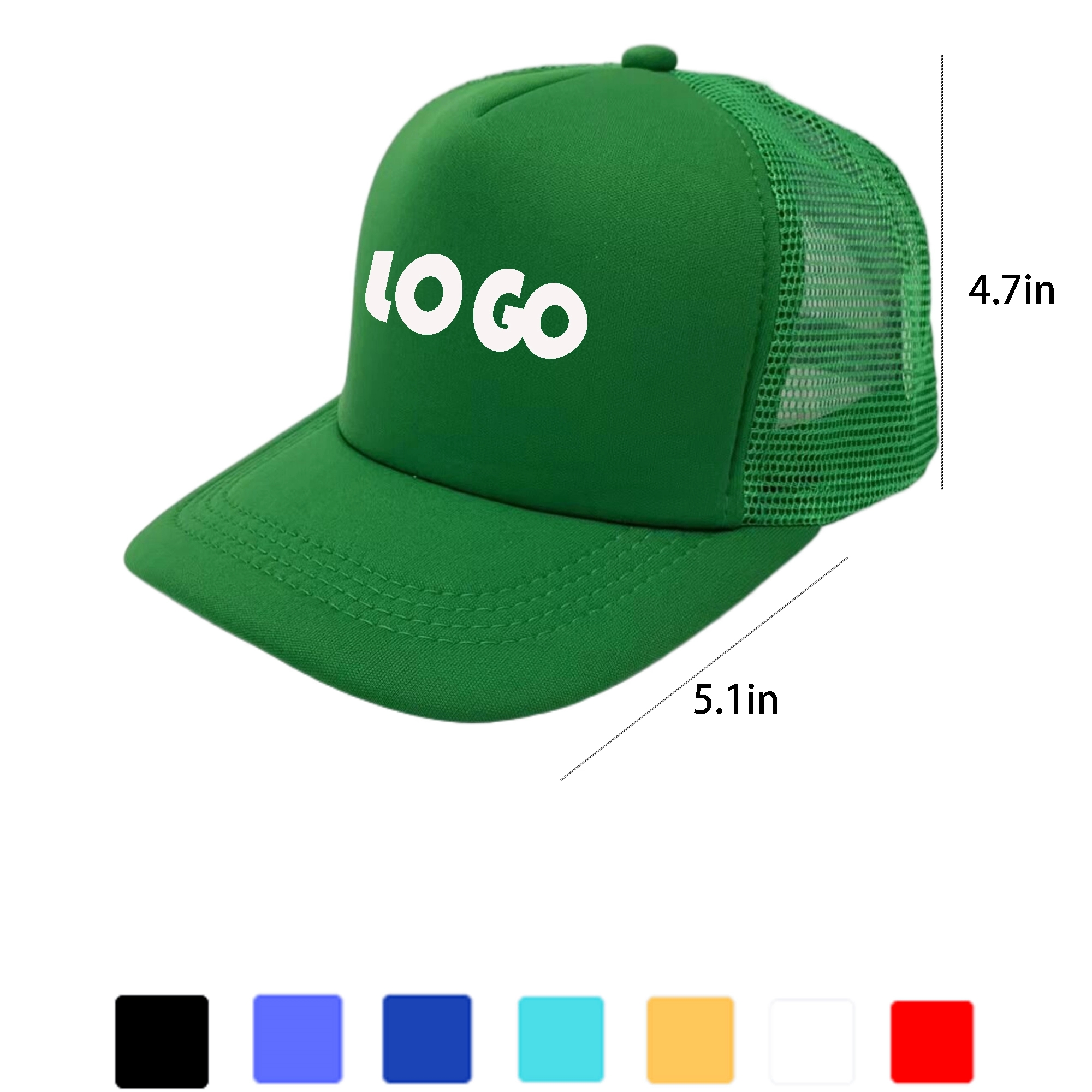 Embroidered Logo Cotton Baseball Cap 3