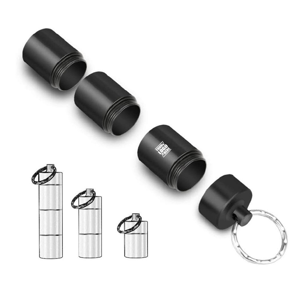 3-Pack Portable Pill Box 3
