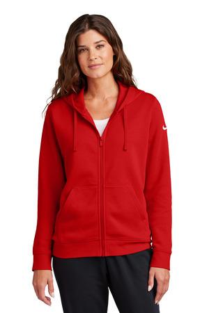 Women's Club Fleece Sleeve Swoosh Full-Zip Hoodie
