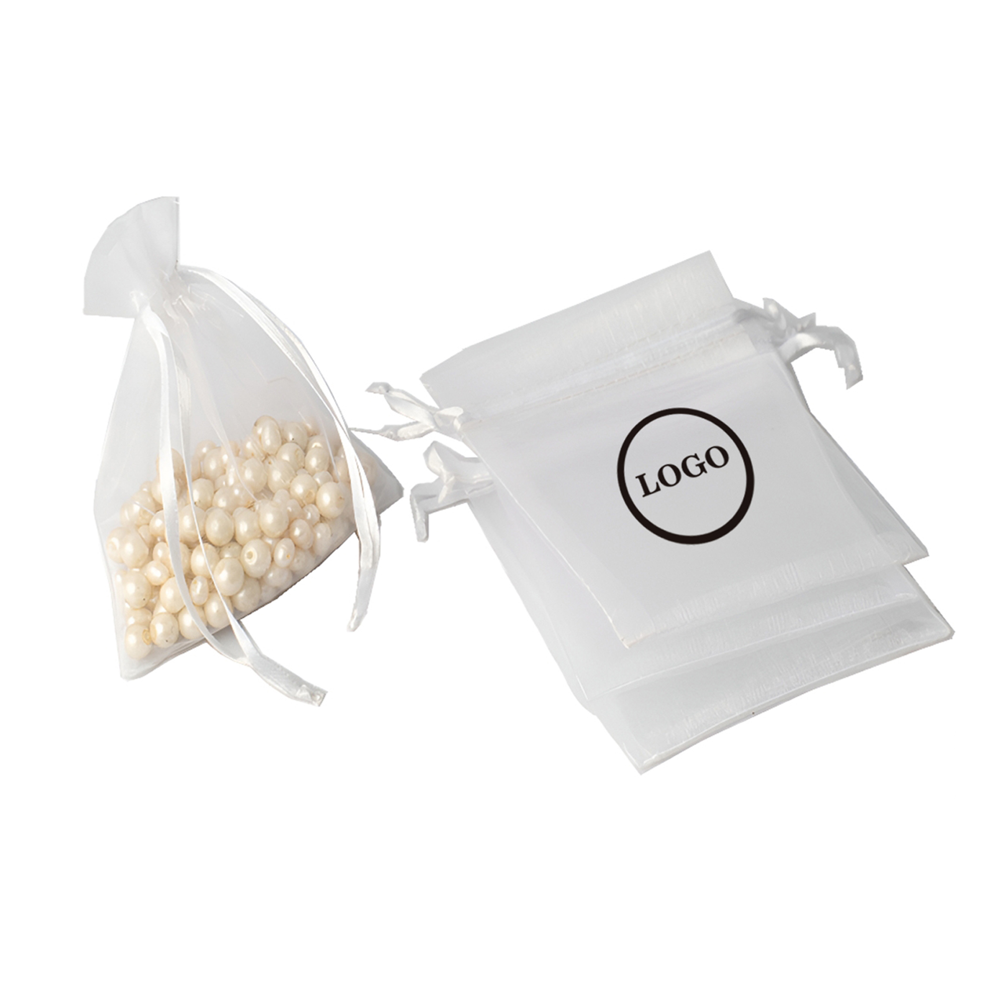 MOQ50 Custom Organza Gift Bags For Weddings & Events 2