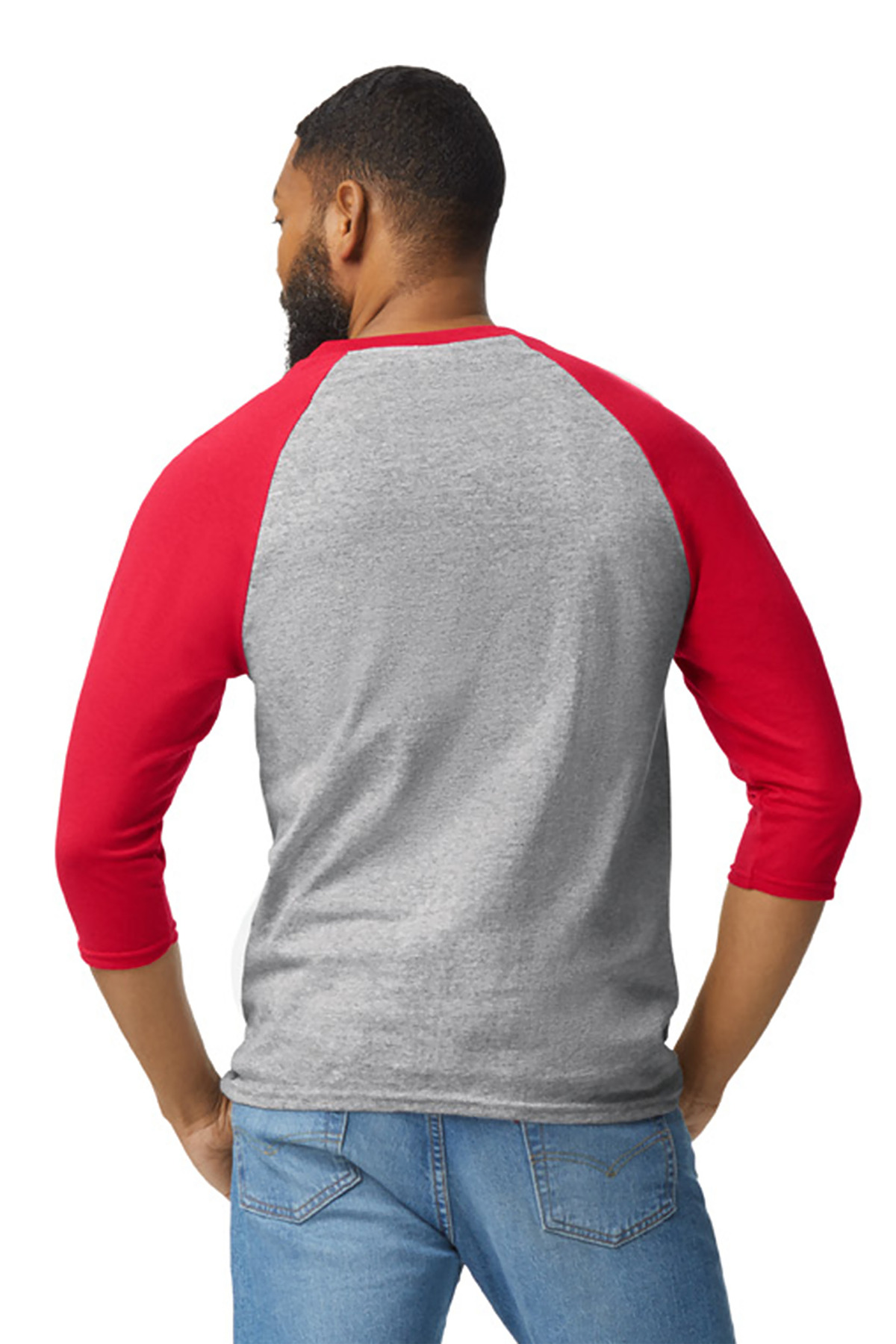Gildan Heavy Cotton 3/4-Sleeve Raglan T-Shirt. 5700 18