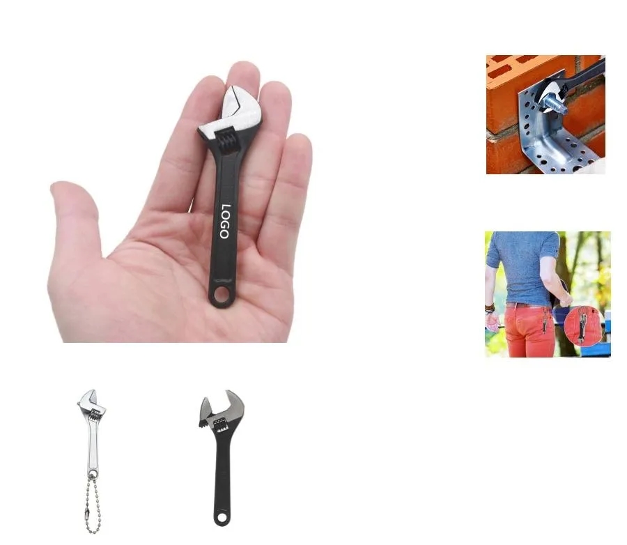 Adjustable 4 Inch Steel Wrench 3