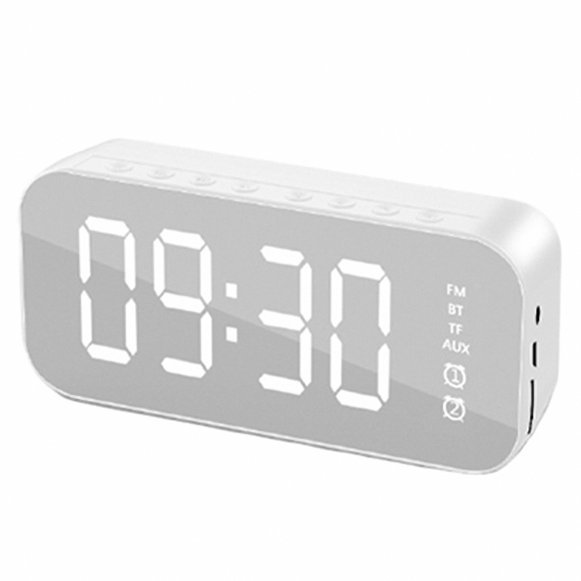 Bluetooth Speaker with Alarm Clock and Multifunction Features 2