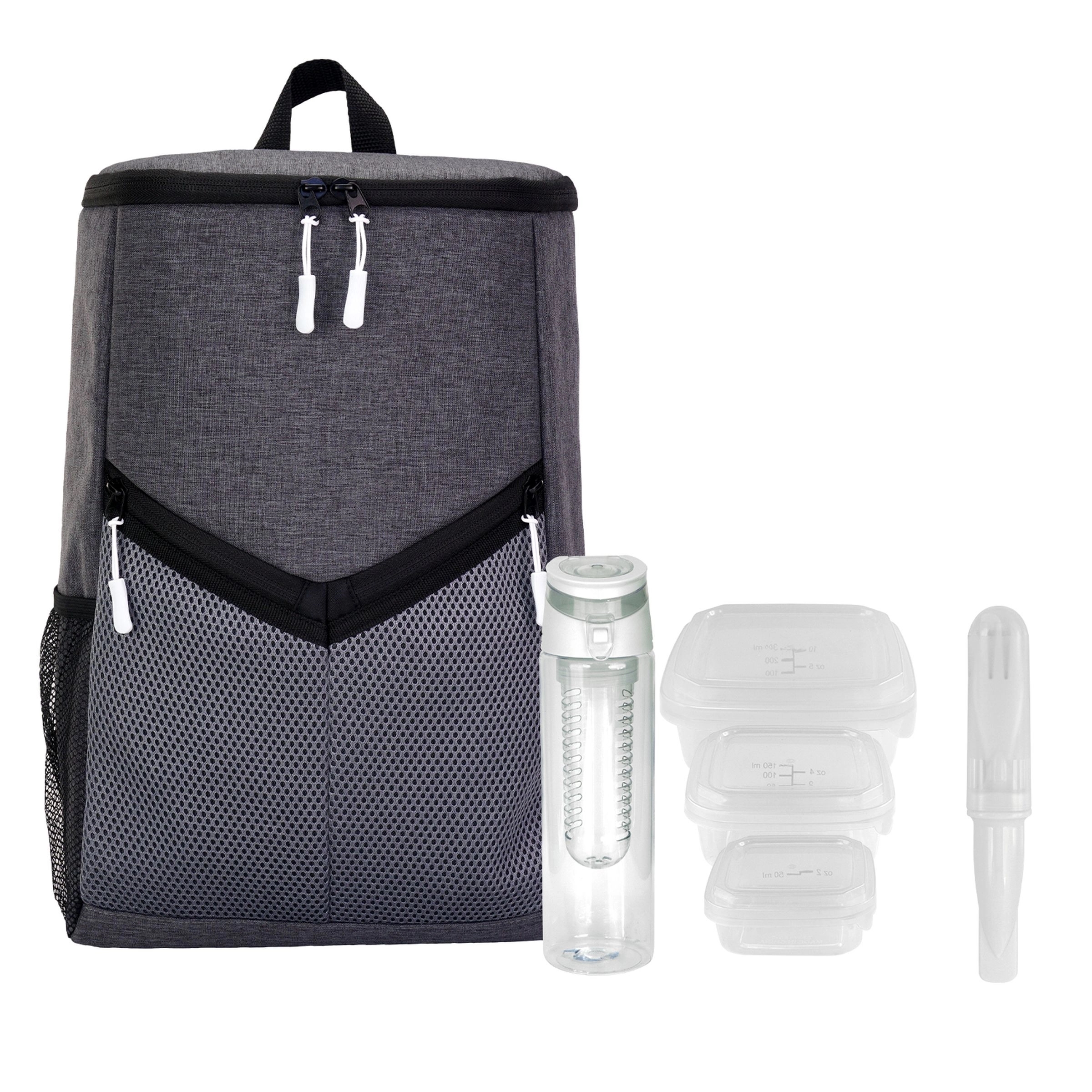 Victory Lunch & Drink Cooler Backpack Set 2