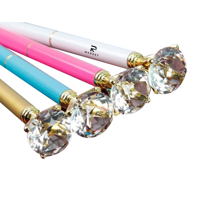 Crystal Diamond Bling Metal Ballpoint Pen 2