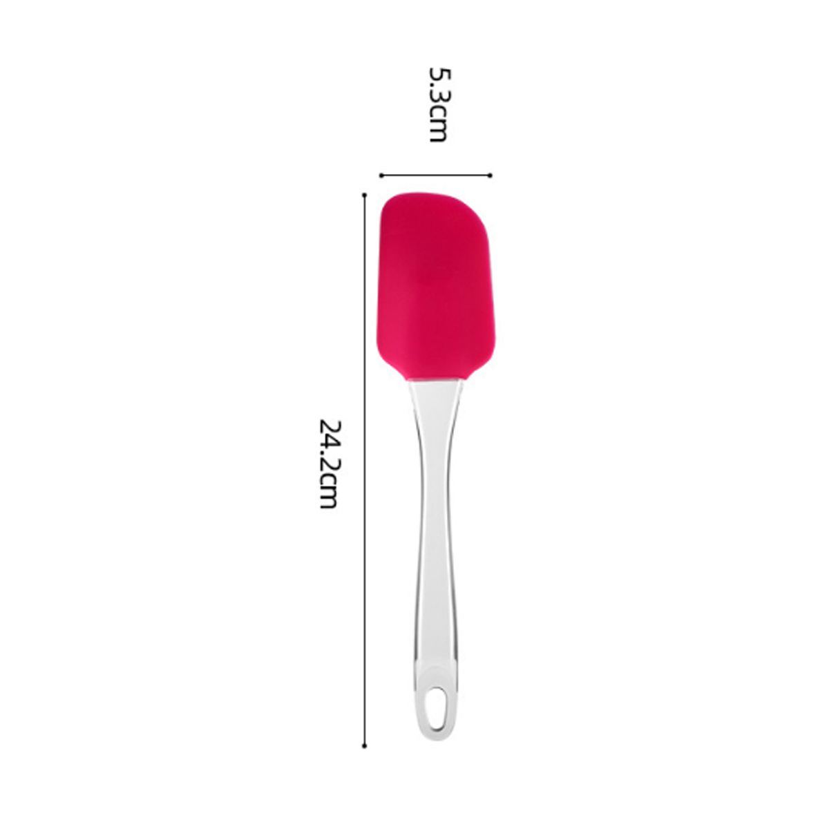 Silicone Spatula with Clear Handle for Kitchen Use 4