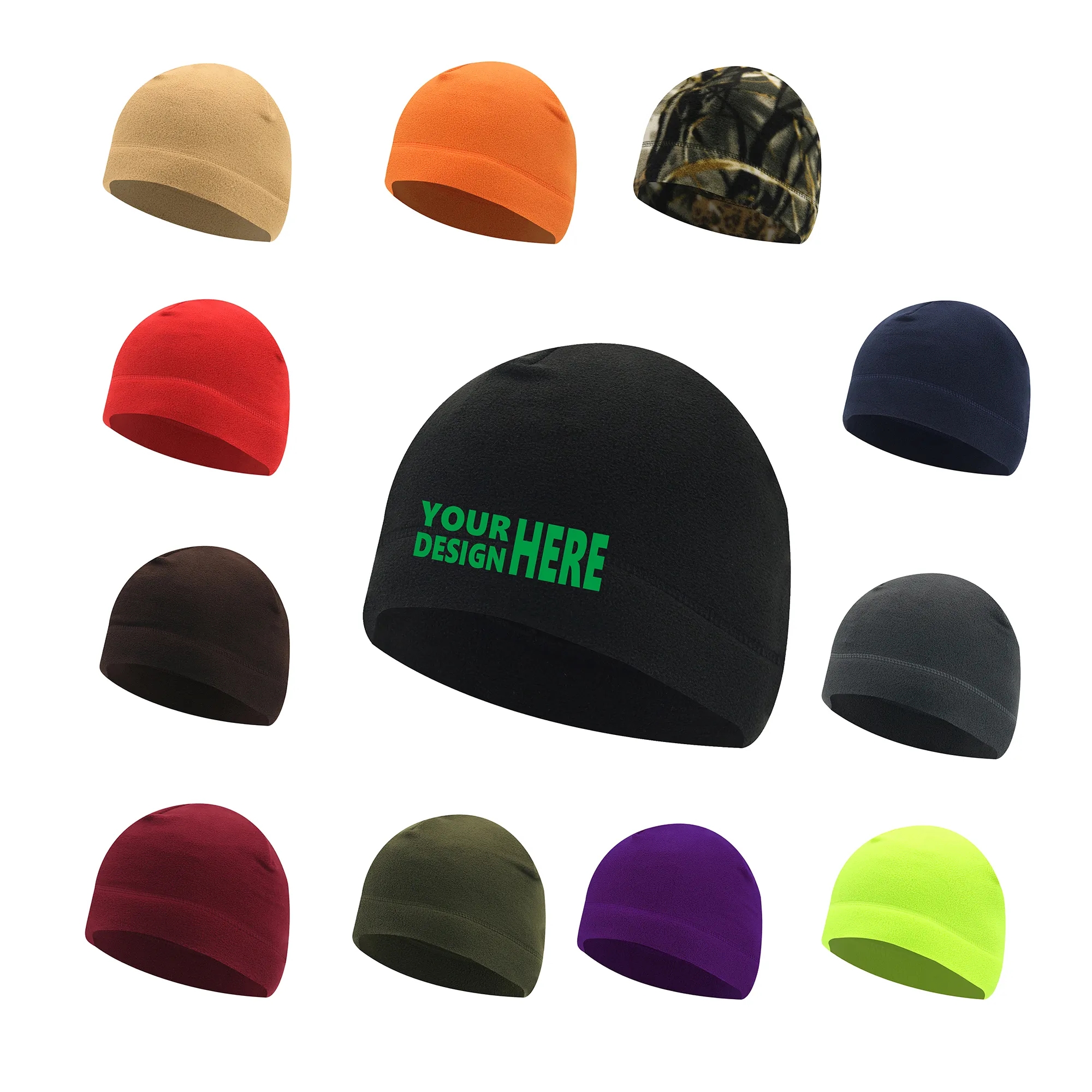 Warm 8" Outdoor Autumn Beanie 3