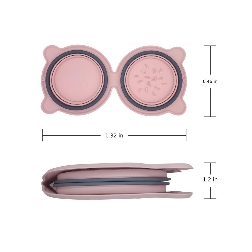 Silicone Folding Outdoor Dog Bowl 2