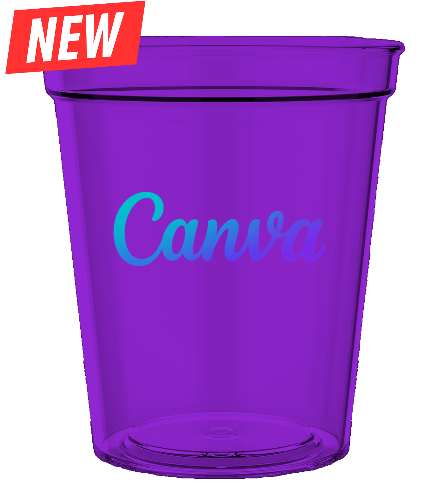 16 Oz. Translucent Stadium Cup, Digital