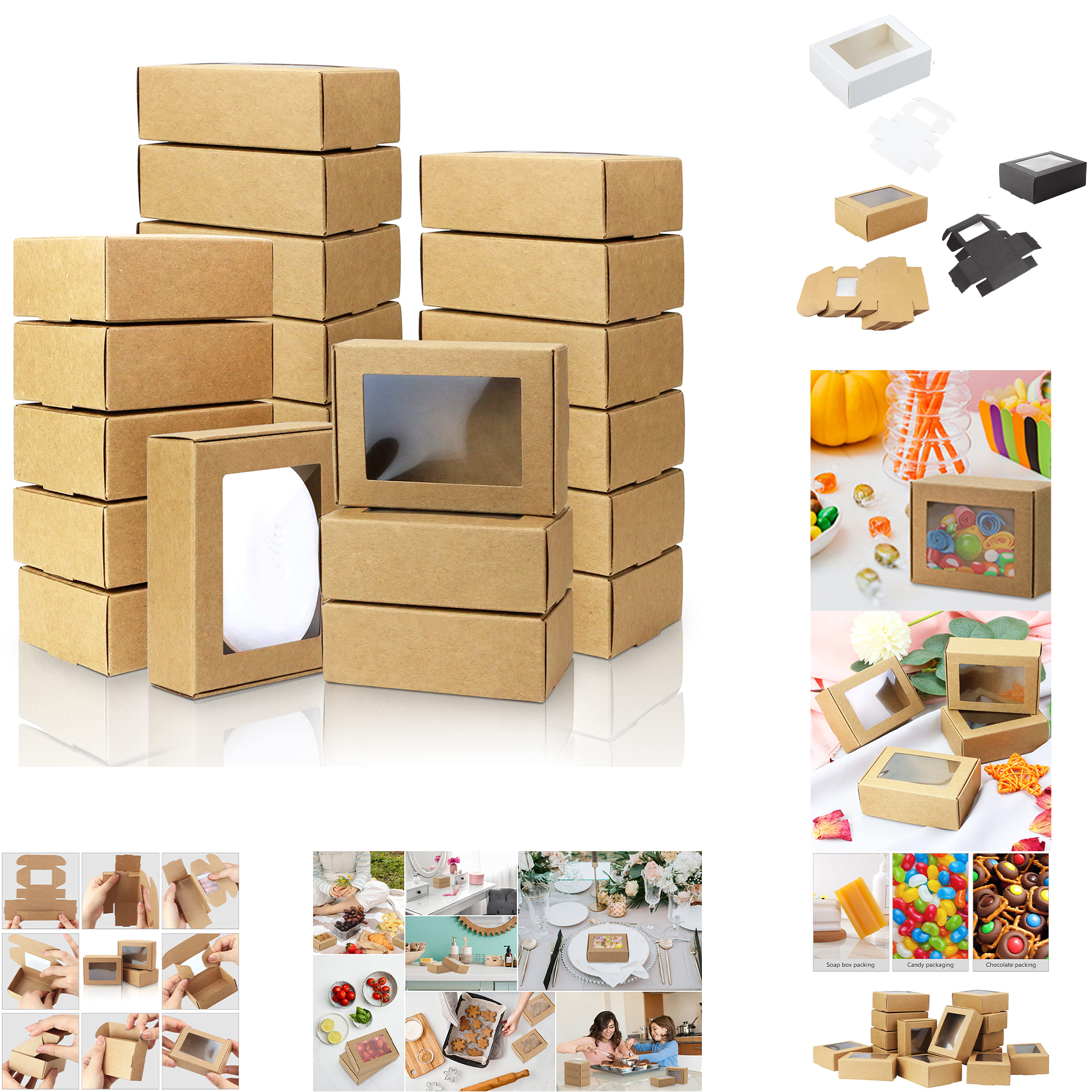 Small Rectangle Kraft Paper Boxes 2