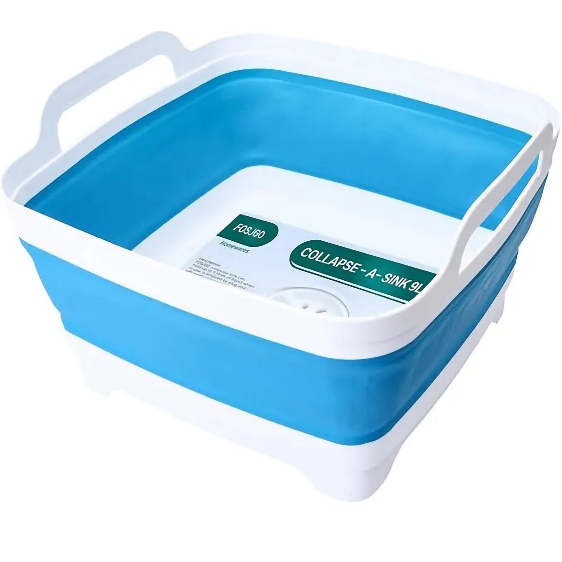 Collapsible Dish Basin with Drain Plug 4