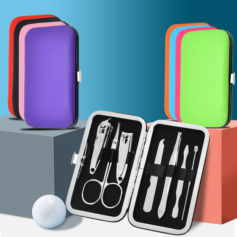 Professional 7 Pieces Manicure Set with Exquisite Case 5