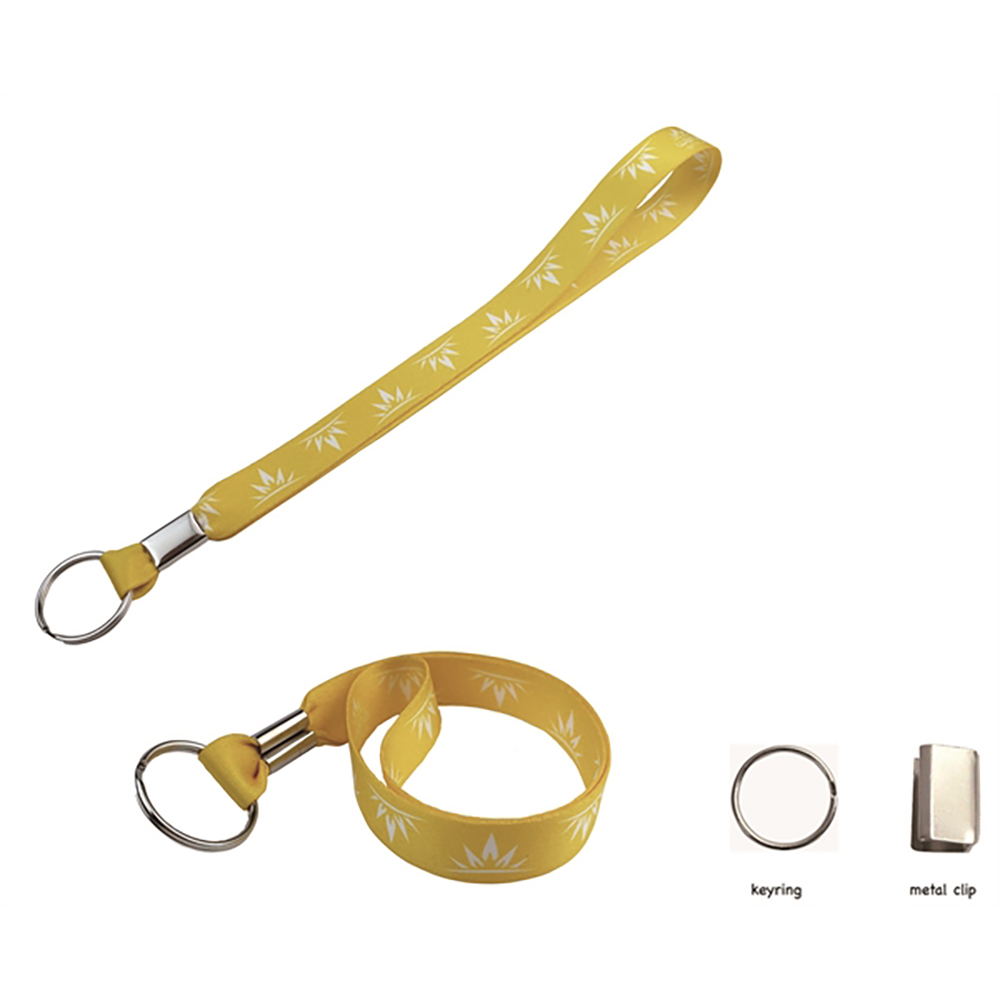 Polyester Lanyard with Keyring 2