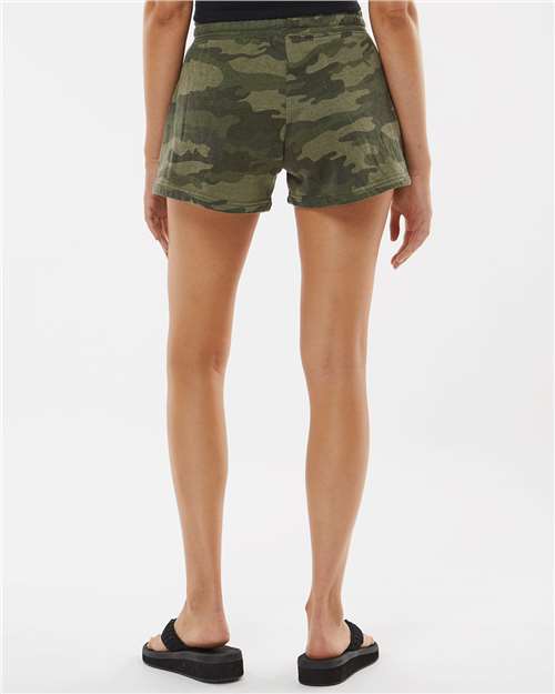 Women's Lightweight California Wave Wash Fleece Shorts - PRM20SRT 39
