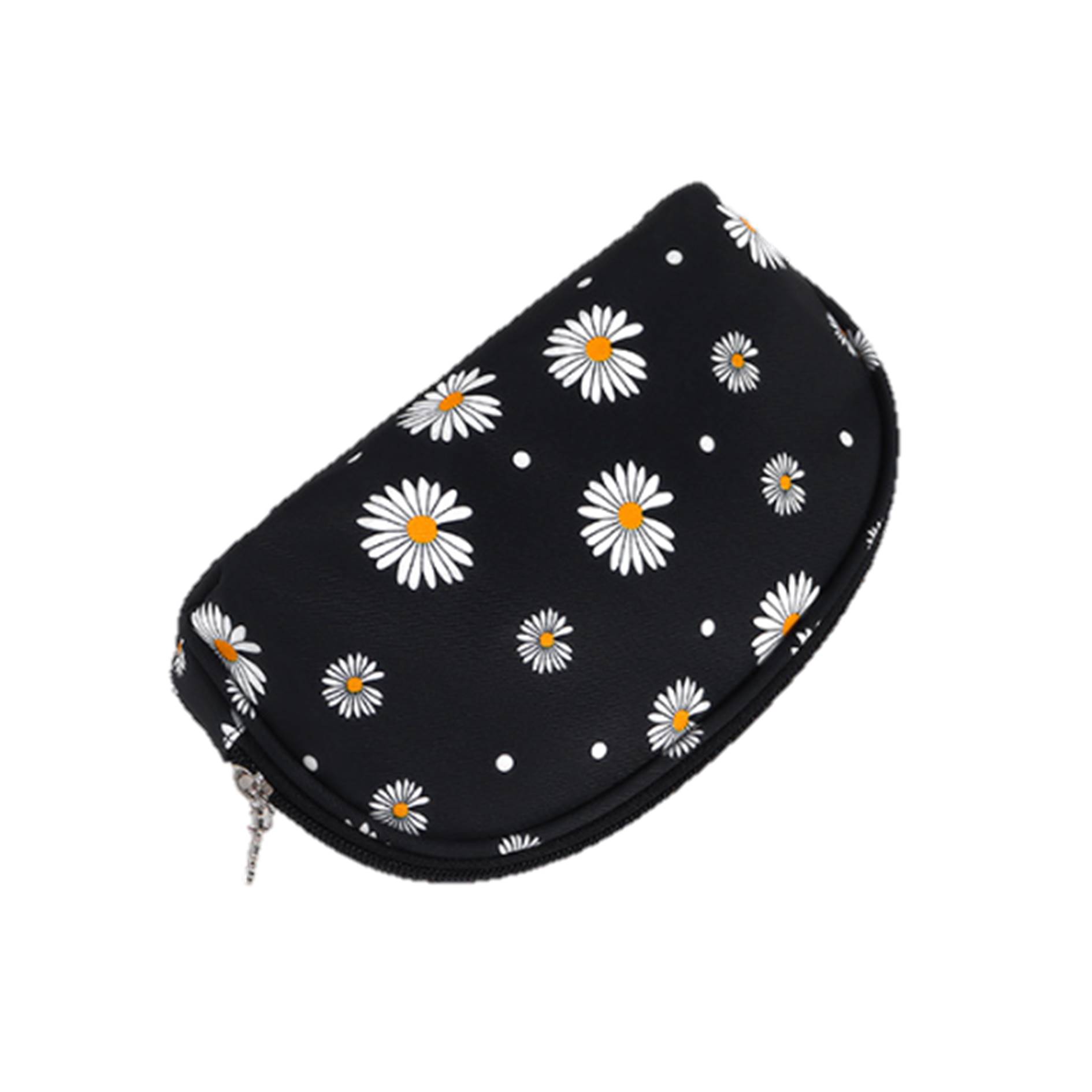 Daisy Patterned Handheld Cosmetic Bag 3