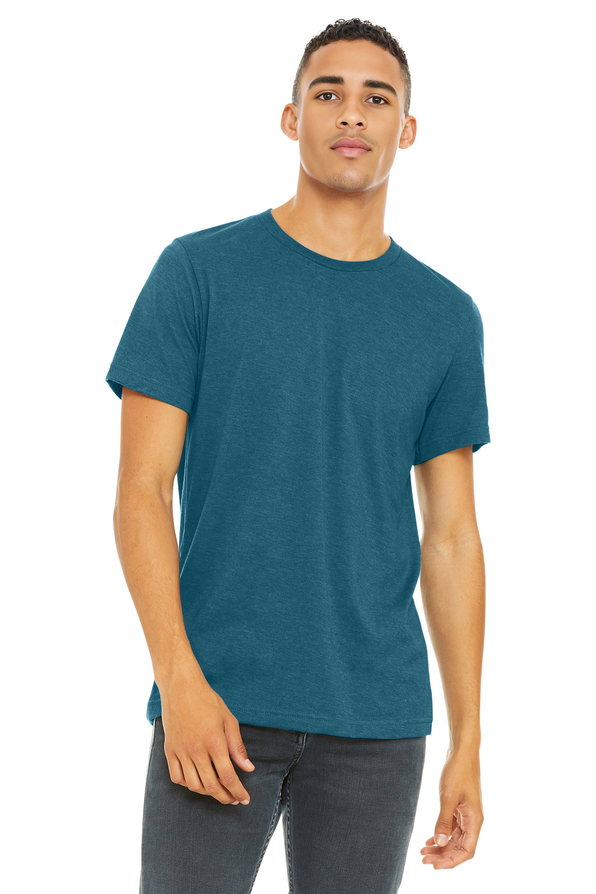 BELLA+CANVAS Unisex Heather CVC Short Sleeve Tee. BC3001CVC 283