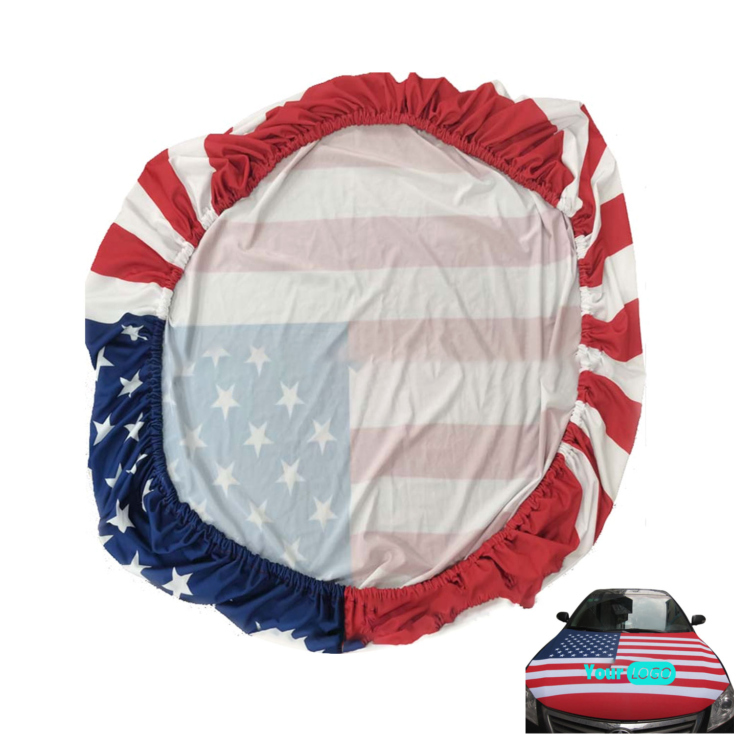 Stars and Stripes Vehicle Roof Cover 2