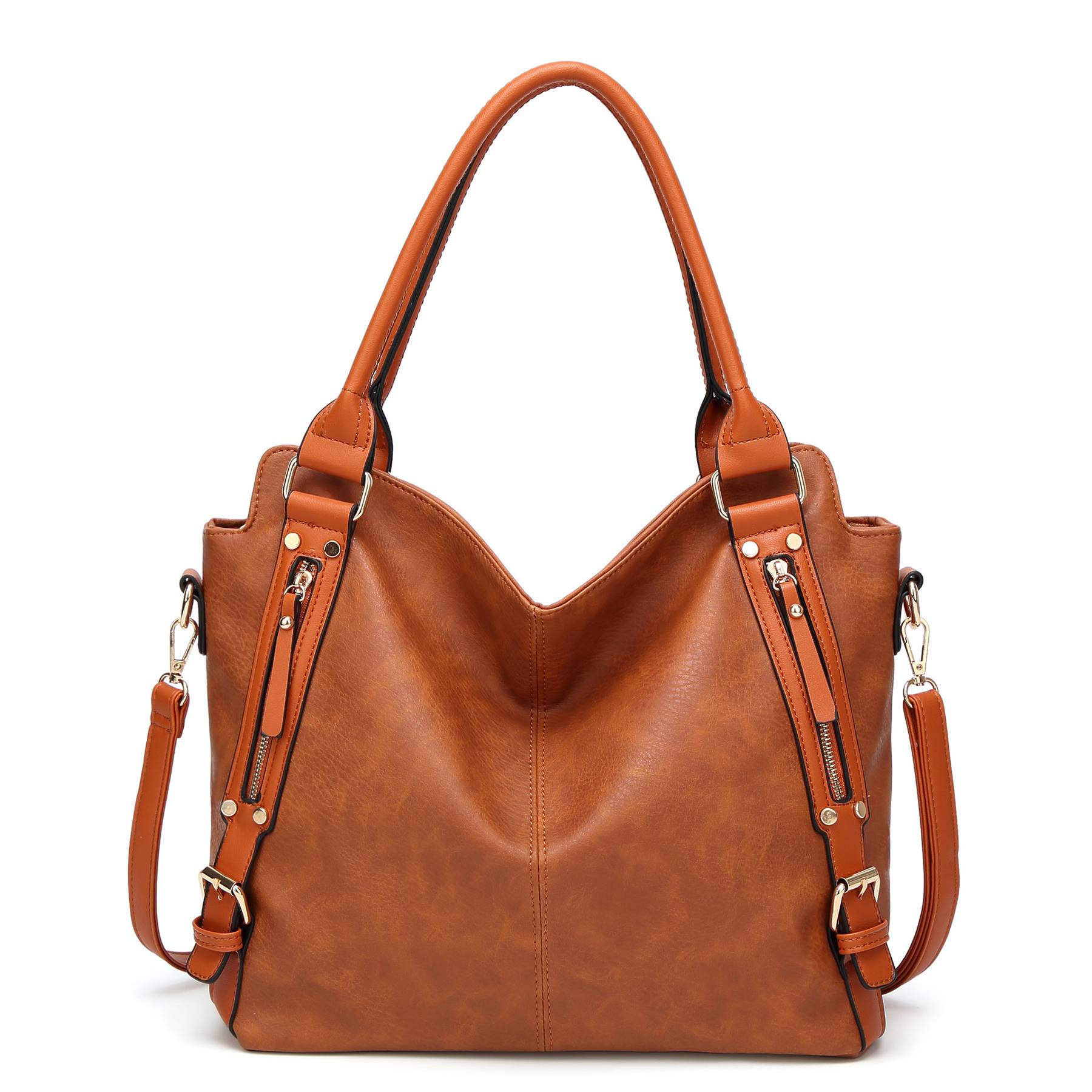 PU Shoulder Tote Bag for Women, custom tote bag with logo imprint 6