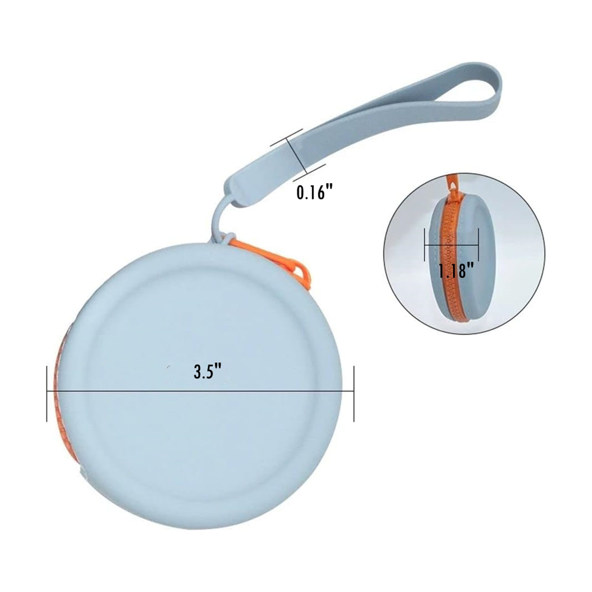 Cute Round Silicone Coin Purse 4