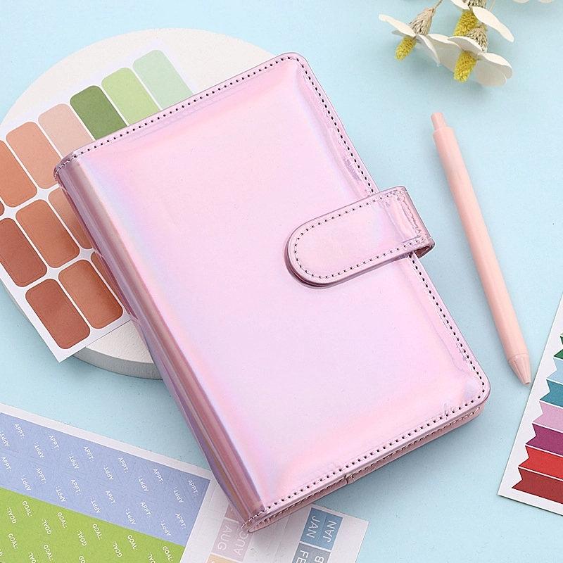 PU Leather A6 Budget Planner Binder Notebook 8
