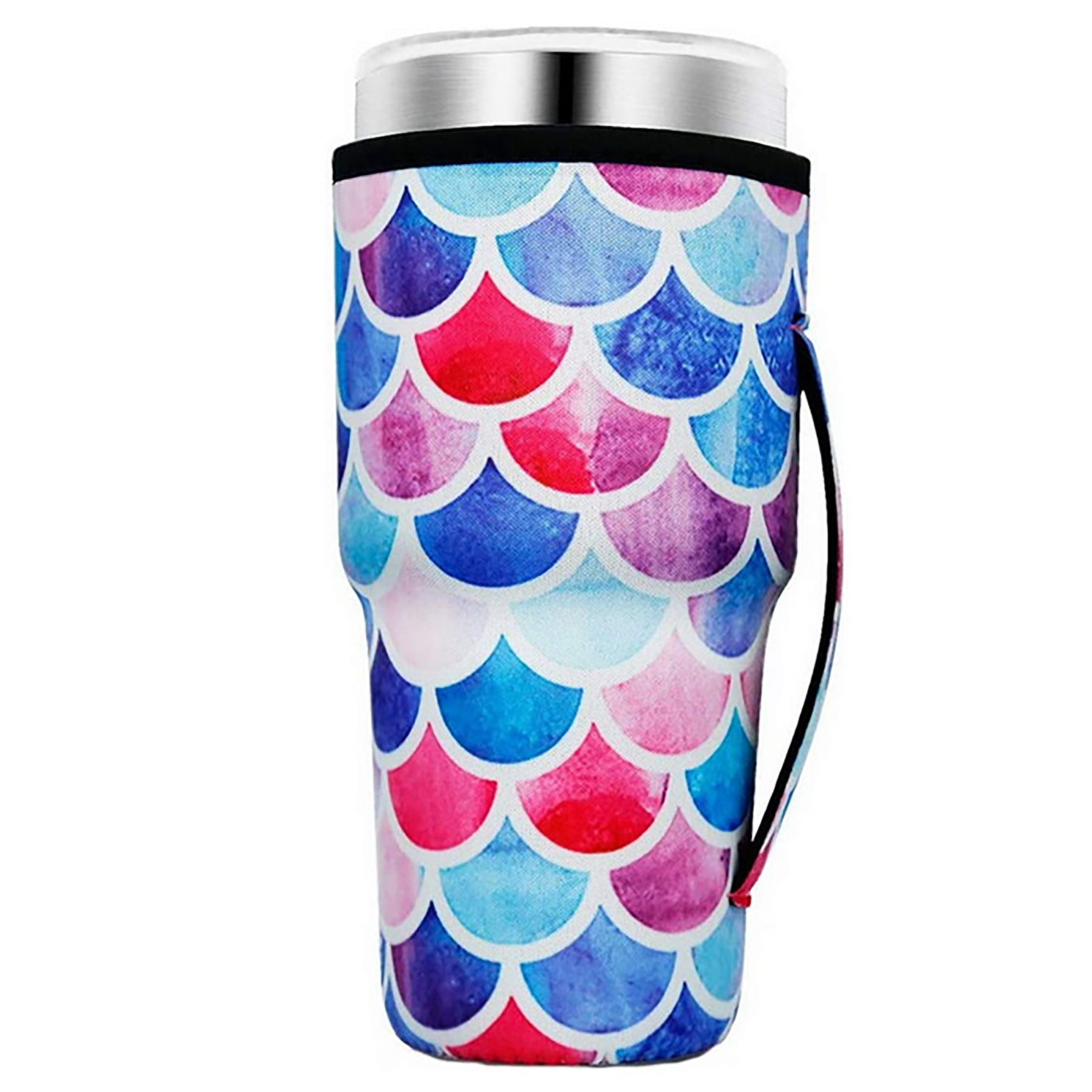 30-32 oz Reusable Neoprene Insulated Sleeves Cup Cover, custom koozie with logo imprint 12