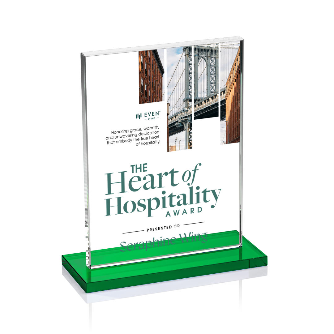 Emperor VividPrint™ Award - Green (Horiz) 10